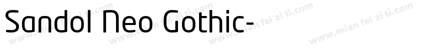 Sandol Neo Gothic字体转换